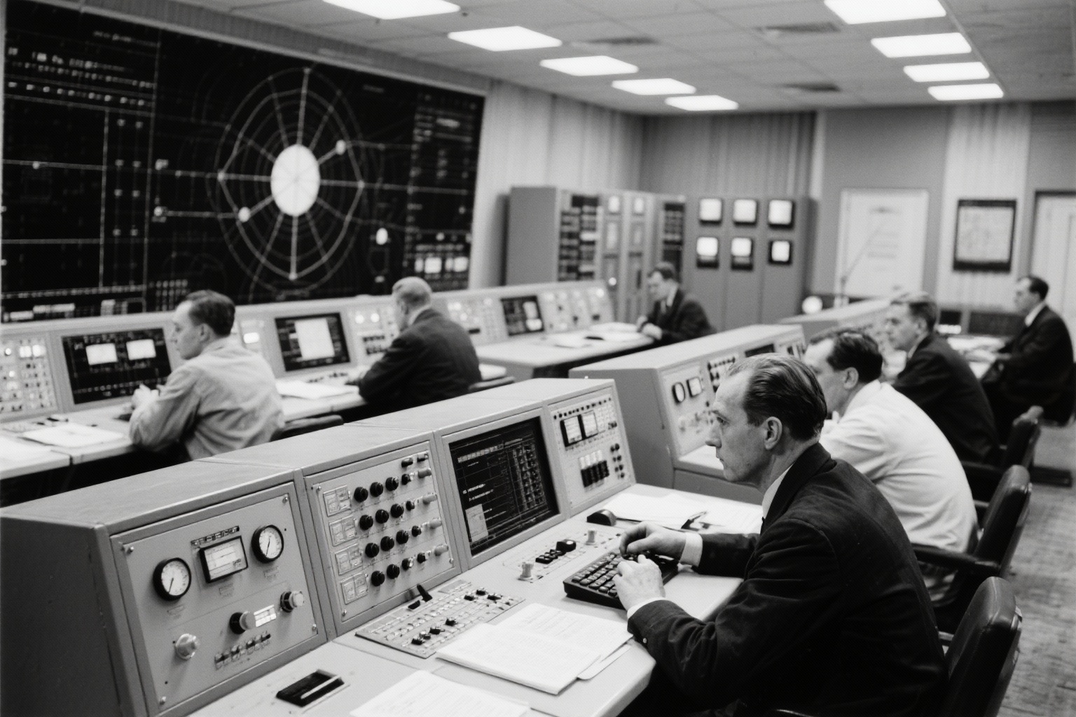 Sala de control del Vostok 1